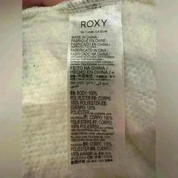 Roxy x Chloe Kim In The Clouds Sherpa Full Zip Fleece Jacket XS - Picture 5 of 6